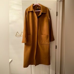Cashmere and wool Pendleton coat new size 14 camel color never worn